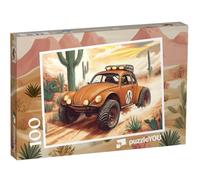 puzzleYOU : Puzzle de 100 pièces « Le désert Tout-Terrain est Vraiment Rock »