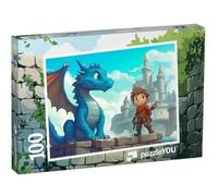 puzzleYOU : Puzzle de 100 pièces « Le dragonnier du Palais Bleu »