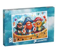 puzzleYOU : Puzzle de 100 pièces « Le Gang des Joyeux Pirates »