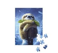 puzzleYOU : Puzzle de 100 pièces « Le Long Voyage Polaire de la paresseuse »