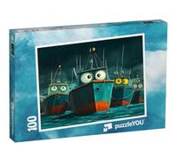 puzzleYOU : Puzzle de 100 pièces « Les Bateaux Merveilleux »