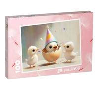 puzzleYOU : Puzzle de 100 pièces « Les Poussins célèbrent la fête de Pâques »