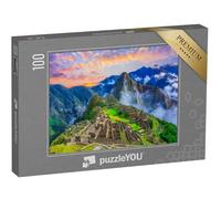 puzzleYOU : Puzzle de 100 pièces « Machu Picchu, Cusco, Pérou : la cité Perdue des Incas »