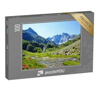 puzzleYOU : Puzzle de 100 pièces « Montagne de Vignemale dans Le Parc National des Pyrénées. Occitanie dans Le sud de la France. »