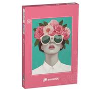 puzzleYOU : Puzzle de 100 pièces « Pensées Pleines de Roses »