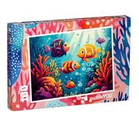 puzzleYOU : Puzzle de 100 pièces « Poisson coloré dans Le récif corallien »