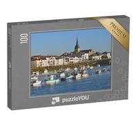 puzzleYOU : Puzzle de 100 pièces « Port de Saint-Gilles-Croix-de-Vie dans la région Pays de la Loire dans l'ouest de la France »