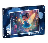 puzzleYOU : Puzzle de 100 pièces « Une fée dans Son Monde Scintillant »