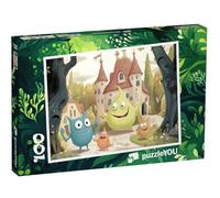 puzzleYOU : Puzzle de 100 pièces « Venez à la fête effrayante dans Le château »