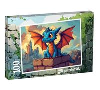 puzzleYOU : Puzzle de 100 pièces « Vole, Petit Dragon, Vole ! »
