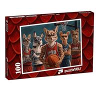 puzzleYOU : Puzzle de 100 pièces « Wildcats - Les Champions de Basket-Ball »