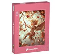 puzzleYOU : Puzzle de 1000 pièces « Ange Cupidon distribue de l'amour »