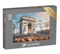 puzzleYOU : Puzzle de 1000 pièces « Arc de Triomphe : Paris en Automne, France »