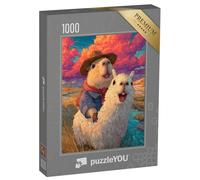 puzzleYOU : Puzzle de 1000 pièces « Aventure avec Capybara »