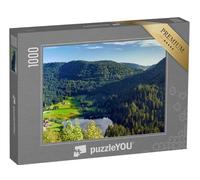 puzzleYOU : Puzzle de 1000 pièces « Beau Paysage de Montagne dans Les Vosges, France, Jour d'été »