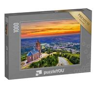 puzzleYOU : Puzzle de 1000 pièces « Chapelle Saint-Léonard sur Le Rocher du Dabo dans Les Vosges - Moselle, France »