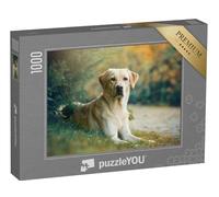 puzzleYOU : Puzzle de 1000 pièces « Chien Labrador Retriever sous Un Arbre »