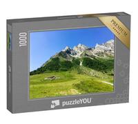 puzzleYOU : Puzzle de 1000 pièces « Col de Aravis, France : Paysage de Montagne dans Les Alpes françaises »