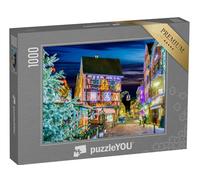 puzzleYOU : Puzzle de 1000 pièces « Colmar, Alsace - Marché de Noël »