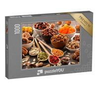 puzzleYOU : Puzzle de 1000 pièces « Composition de Fruits secs et de Noix diverses »