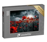 puzzleYOU : Puzzle de 1000 pièces « Coquelicots Rouges »