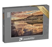 puzzleYOU : Puzzle de 1000 pièces « Coucher de Soleil sur la Place de Bordeaux (France) »