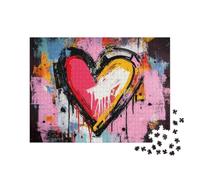 puzzleYOU : Puzzle de 1000 pièces « Cœur Graffiti »