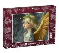 puzzleYOU : Puzzle de 1000 pièces « Enfant Ange aux Ailes dorées »