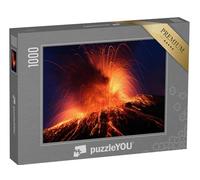 puzzleYOU : Puzzle de 1000 pièces « Éruption Nocturne du Volcan Stromboli »