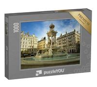 puzzleYOU : Puzzle de 1000 pièces « Fontaine de la Place des Jacobins à Lyon, France »