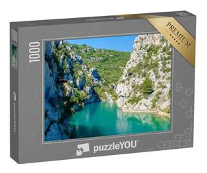 puzzleYOU : Puzzle de 1000 pièces « Gorges du Verdon Lac de Sainte Croix, Provence, France, Provence Alpes Cote d Azur »