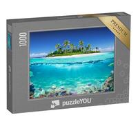 puzzleYOU : Puzzle de 1000 pièces « Île Tropicale et récif de Corail »
