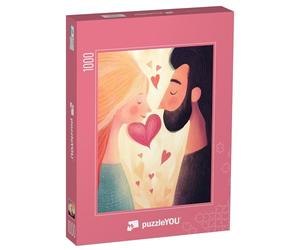 puzzleYOU : Puzzle de 1000 pièces « La Saint-Valentin Pleine d'amour »