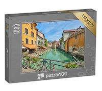 puzzleYOU : Puzzle de 1000 pièces « La Ville médiévale d'Annecy »
