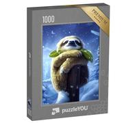 puzzleYOU : Puzzle de 1000 pièces « Le Long Voyage Polaire de la paresseuse »