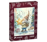 puzzleYOU : Puzzle de 1000 pièces « Le Lutin de Noël Trouve l'étoile »
