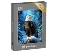 puzzleYOU : Puzzle de 1000 pièces « Le Voyage du pygargue à Queue Blanche à Travers Le Silence Blanc »
