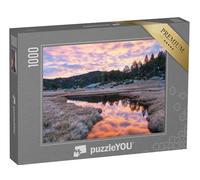 puzzleYOU : Puzzle de 1000 pièces « Lever de Soleil Fantastique dans Les Montagnes (Vallée du Tet, Capcir, France Pyrénées) »