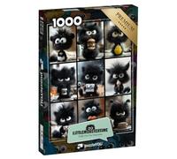 puzzleYOU : Puzzle de 1000 pièces « LITTLEMONSTERTIME: Black Monster Collage »