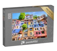 puzzleYOU : Puzzle de 1000 pièces « Maison Hundertwasser à Vienne, Autriche »