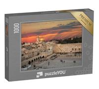 puzzleYOU : Puzzle de 1000 pièces « Mur Occidental du Dôme du Rocher sur Le Mont du Temple à Jérusalem, Israël »
