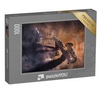 puzzleYOU : Puzzle de 1000 pièces « Musicien de Jazz avec Son Saxophone »