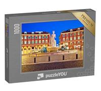 puzzleYOU : Puzzle de 1000 pièces « Nice : Place Massena Le Soir, France »