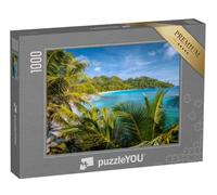 puzzleYOU : Puzzle de 1000 pièces « Paradis Exotique de la Plage sur l'île de Mahe, Seychelles »