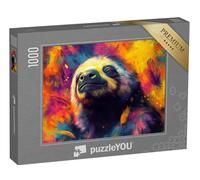 puzzleYOU : Puzzle de 1000 pièces « Paresseux Pop Art »