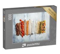 puzzleYOU : Puzzle de 1000 pièces « Pâtes à Base de Riz, de lentilles, de Sarrasin et de Quinoa »