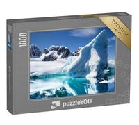 puzzleYOU : Puzzle de 1000 pièces « Paysage Antarctique avec Icebergs au Premier Plan »