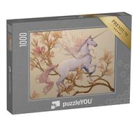 puzzleYOU : Puzzle de 1000 pièces « Peinture de la Renaissance d’Une Licorne Magique »