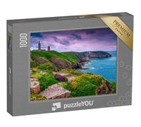 puzzleYOU : Puzzle de 1000 pièces « Phare du Cap Fréhel sur la côte rocheuse de Bretagne, France, »