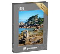 puzzleYOU : Puzzle de 1000 pièces « Plage de Ploumanach à Perros-Guirec, Côtes d'Armor, Bretagne, France »